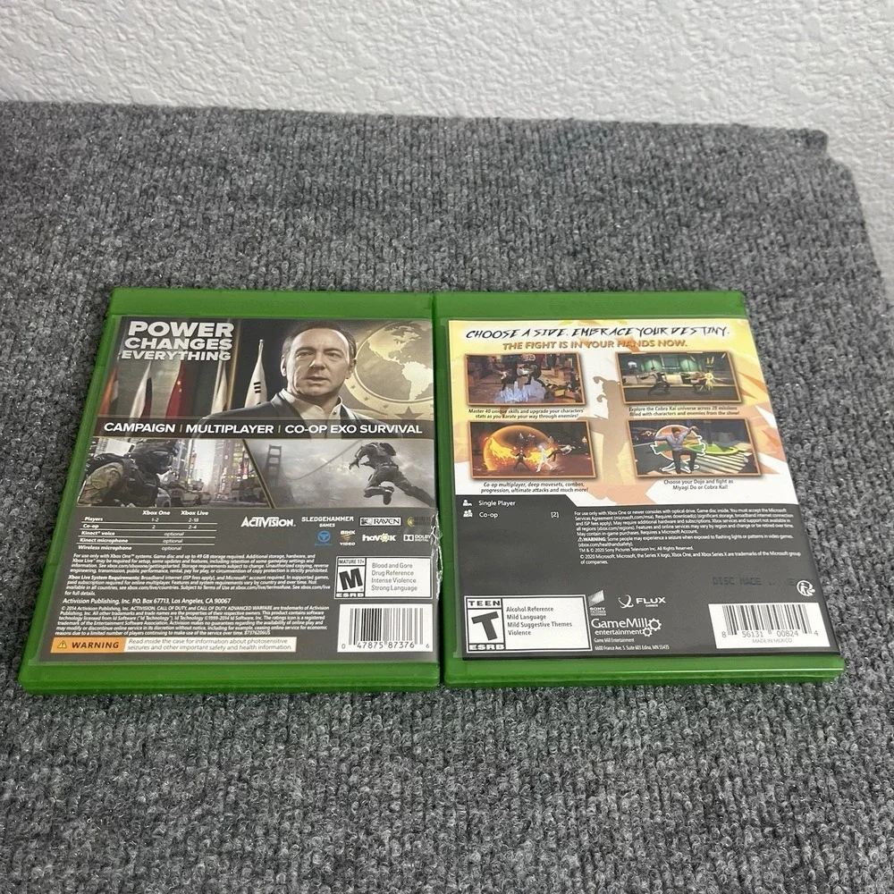 Xbox One Bundle Call of Duty Advanced Warfare + Cobra Kai Tested Working!